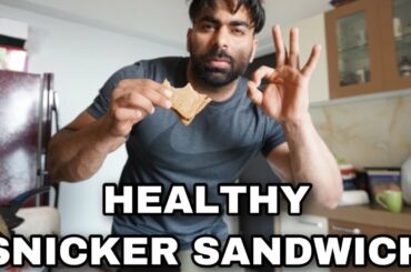 Hum lockdown mein bhi healthy khate hai / Snicker Sandwich Recipe