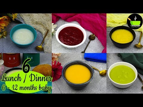 6 Lunch / Dinner ( 6 – 12 Months Baby ) | Healthy Lunch Or Dinner Recipes For Babies | Baby Food 6 Lunch / Dinner ( 6 - 12 Months Baby ) | Healthy Lunch Or Dinner Recipes For Babies | Baby Food