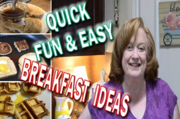 HOW TO MAKE 3 FUN & EASY BREAKFAST RECIPES | #stayhome and cook #withme