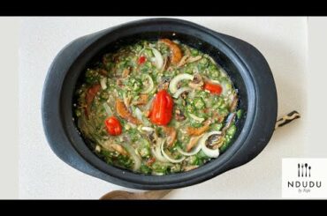 THE HEALTHIEST GHANAIAN VILLAGE OKRO SOUP RECIPE