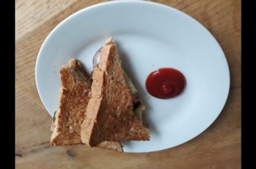 Healthy and quick sandwich recipe | easy breakfast recipe |how to make sandwich step by step