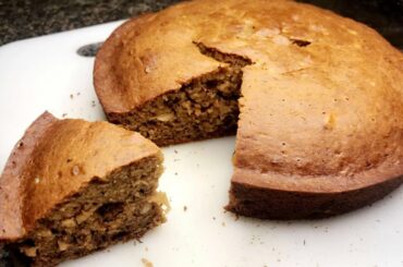 ASMR cooking: Healthy & Easy Banana Cake (good for diabetes) 😋3 minute recipe