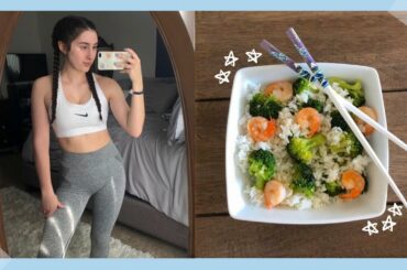 WHAT I EAT IN A DAY *pescatarian* 🌊 // easy healthy meals