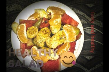 Authentic healthy salad for immune system