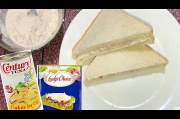 Creamy Tuna Sandwich | Tuna Spread | Palaman sa tinapay