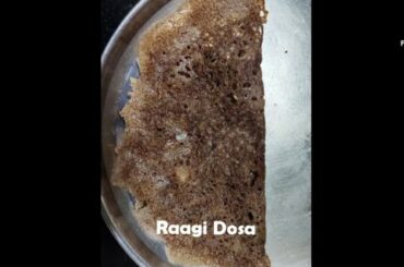 Raagi Dosa | healthy breakfast recipe