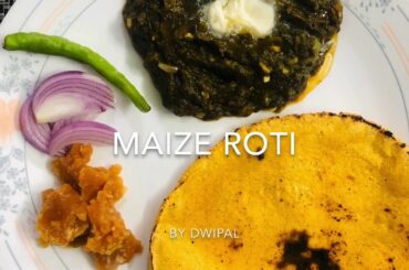 Makki di roti | Maize Roti | Healthy recipe