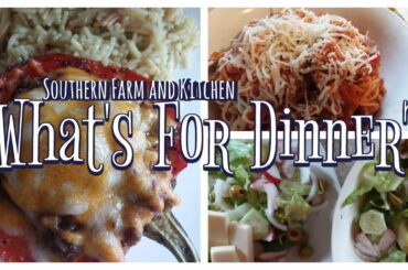 What's For Dinner? Easy Meal Ideas / Budget Friendly Inspiration/ Southern Farm and Kitchen