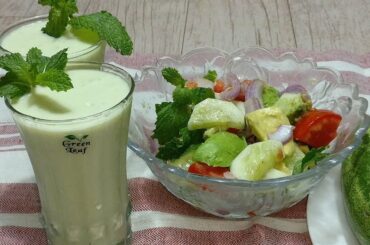 Avocado Salad and Shake 🥑 Healthy recipe