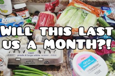 Huge Grocery Haul for 2 - Bella Boo's Lunches