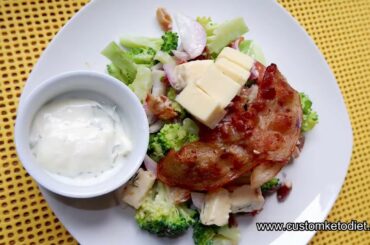 Keto Bacon and Broccoli Salad Recipe - Healthy Food For Family