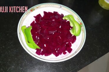 Beetroot (चुकंदर)  Salad - Healthy and Tasty