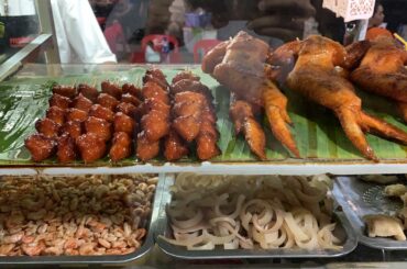 Cambodian Street Food - Delicious Green Papaya Salad with Chicken - Everyday Food