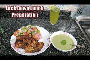 Lock Down Lunch Preparation | Easy and Healthy Lunch Menu in Lock Down