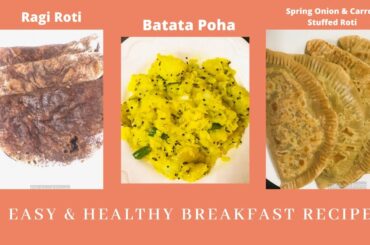 3 EASY & HEALTHY BREAKFAST RECIPES | TTs FOOD PRINTS
