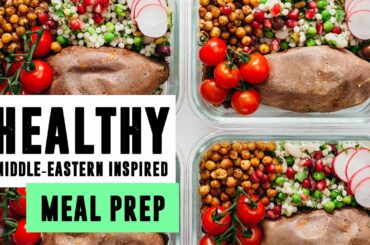 Healthy Middle-Eastern Inspired Meal Prep | SO VEGAN