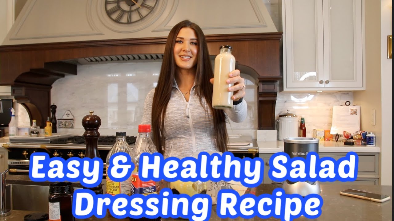 EASY & HEALTHY SALAD DRESSING RECIPE | Cooking with Abs Ep.1 EASY & HEALTHY SALAD DRESSING RECIPE | Cooking with Abs Ep.1