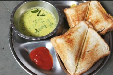 Sandwich Recipe in Marathi || How To Make Sandwich