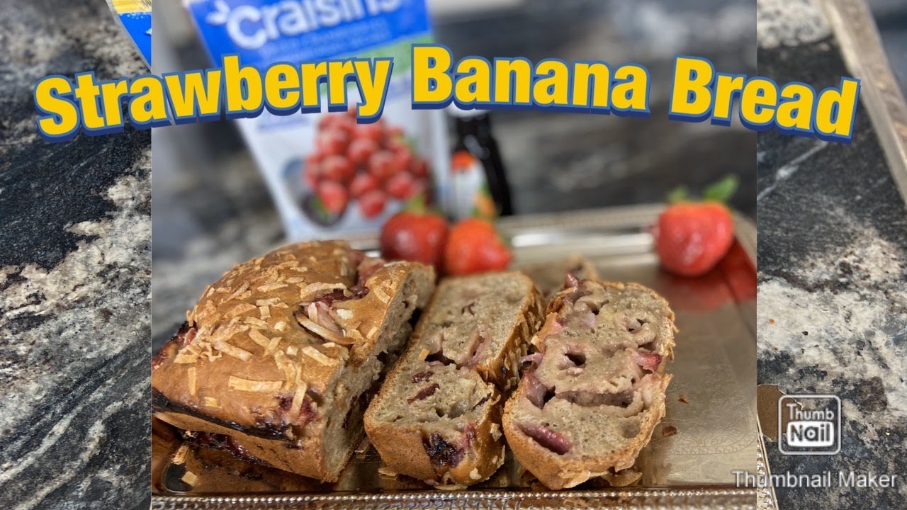Healthy Strawberry Banana Bread | Kindness Week | Wuraola cooks Healthy Strawberry Banana Bread | Kindness Week | Wuraola cooks