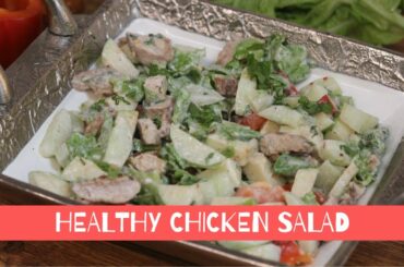 HEALTHY CHICKEN SALAD - Is this the Easiest No Mayo Quarantine Recipe ?
