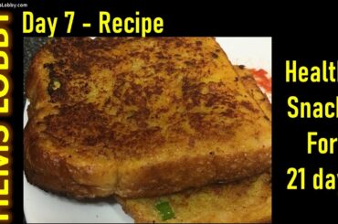 Potato sandwich - Day 7 of 21 days Healthy snack recipes