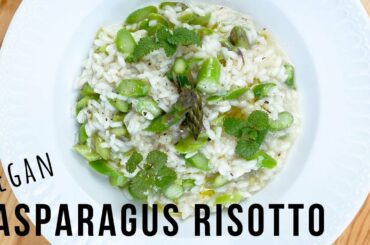 Easy Vegan Risotto Recipe | Asparagus Risotto | Healthy Vegan and Gluten-Free Meals by Cook Me Vegan