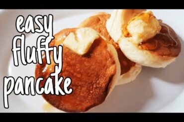 FLUFFY PANCAKES/ THICK FLUFFY PANCAKES/ NO BAKING SODA / EASY BREAKFAST IDEAS/ EASY PANCAKE