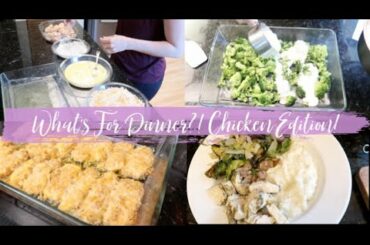 Week of Dinners All Chicken Recipes! What's For Dinner Chicken Edition!
