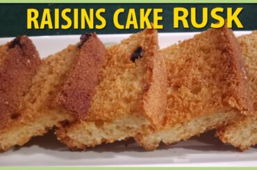 Raisin Cake Rusk recipe by AQ Meal, Cake rusk recipe, Healthy cake rusk