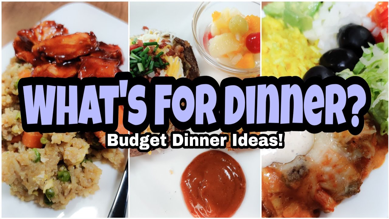 What's For Dinner? | Real Life Meal Ideas | Budget Friendly Meals What's For Dinner? | Real Life Meal Ideas | Budget Friendly Meals
