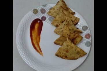 #cook10 #papad samosa | Lock down Mai ghar par banaye Papad samosa | By Cook 10