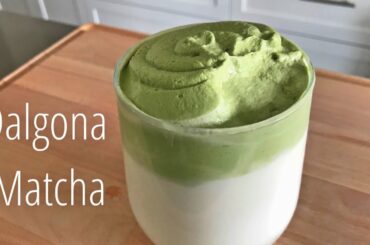 Sugar-free Dalgona Matcha | Keto Low Carb