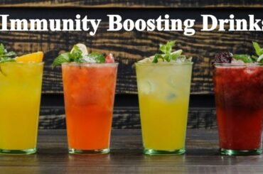 4 Imunity Boosting Drinks | Boost Your Immunity with These Drinks | Healthy Drinks Recipes