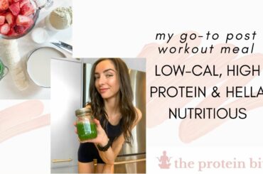 The Best Damn Green Smoothie Recipe Ever | Low-Calorie | High Protein | Hella Nutritious