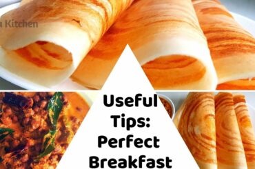 Crispy Ghee Roast & Kadala Curry | Useful Cooking Tips | Perfect Breakfast | Salu Kitchen