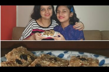 Makhana Protein Bars Healthy Nutritional Recipe.