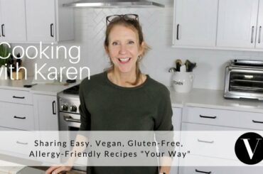 Spicy Garbanzo Bean Soup, Cooking with Karen