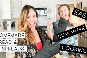 EASY Vegan QUARANTINE COOKING Ideas (Part 3) - Homemade Bread & Spreads