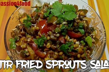 Stir Fried Sprouts Recipe| Spicy Sprouts Salad| Healthy Mixed Sprouts Recipe