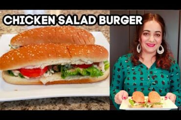 Easy Chicken Salad Burger Recipe | Best Chicken Salad Sandwich | Best Chicken Salad Spread