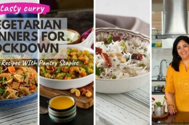 7 One Pot Easy Indian Vegetarian Dinner Recipes for Lockdown | Weekly Indian Dinner Plan