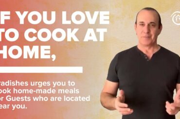 Stay safe and healthy:  pick up home cooked meals from nearby kitchens.