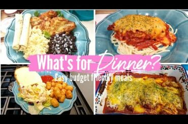 🍴WHAT'S FOR DINNER|EASY BUDGET FRIENDLY MEALS| EASY DINNER IDEAS