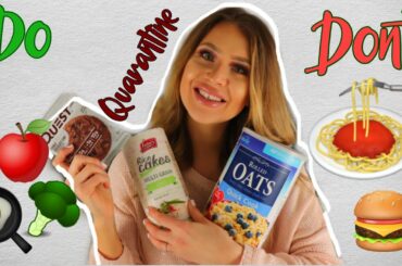 HEALTHY foods to eat on QUARANTINE to lose weight | MY FAVORITE meals AND LOW CALORIE snacks