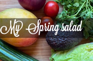 Spring salad ❤️ | easy healthy recipe | Pinay in Germany