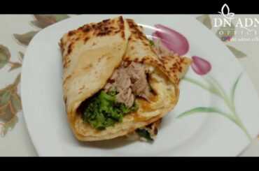 #DN || Tortilla Wrap With Tuna Egg Sandwich (Healthy Food)