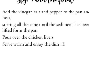 Warm Chicken Liver Salad :: Healthy :: with in 15 minutes