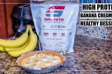 **High Protein** Banana Cream Pie | Simple Healthy Dessert Recipe
