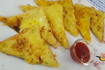 Cheese Garlic Bread Toast !! Easy Breakfast Recipe