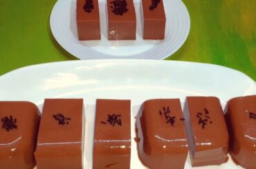 Chocolate Pudding//choco china grass pudding//Healthy pudding recipe//manaz kitchen